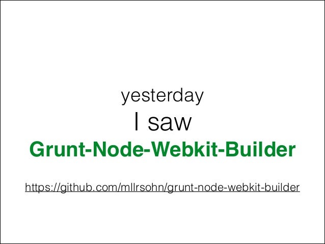 Native Desktop App with Node.js Webkit (HTML, CSS & Javascript)
