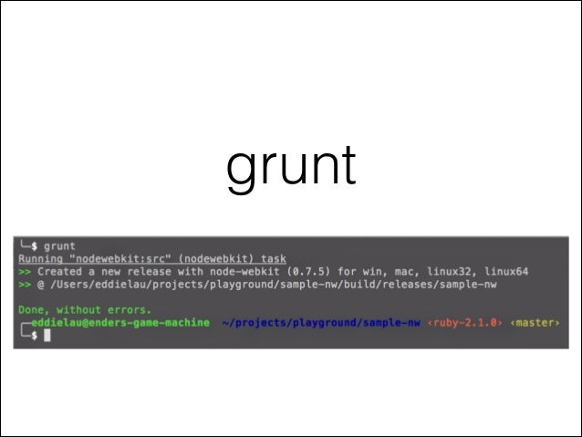 Native Desktop App with Node.js Webkit (HTML, CSS & Javascript)