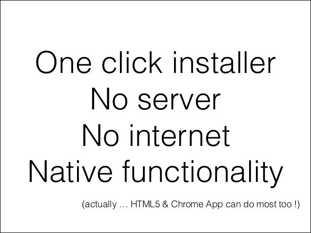 Native Desktop App with Node.js Webkit (HTML, CSS & Javascript)