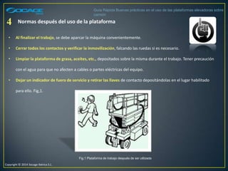 Guía rápida Buenas prácticas en el uso de plataformas elevadoras sobre ...