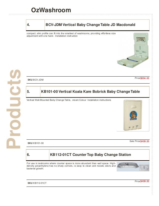 jd macdonald baby change table