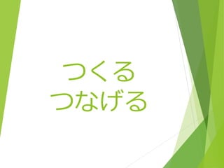 つくる
つなげる

 