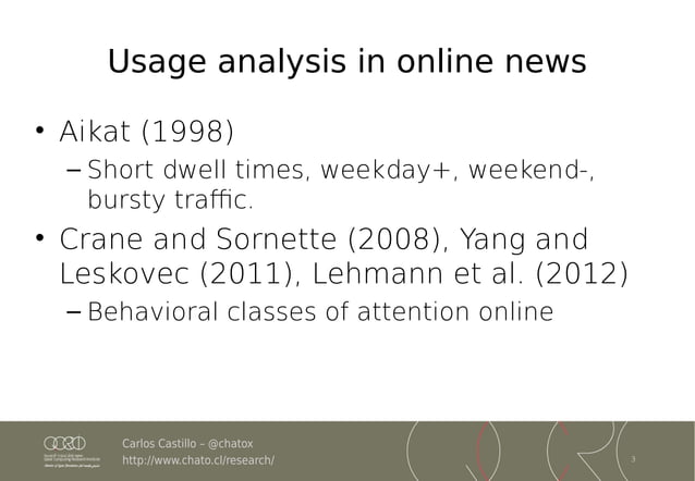 Characterizing the Life Cycle of Online News Stories Using Social Media ...