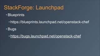 SCALE12X: Chef for OpenStack | PPT