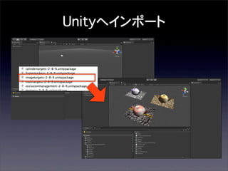 Unityへインポート

 