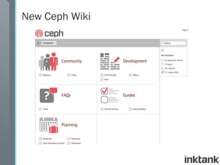 New Ceph Wiki

 