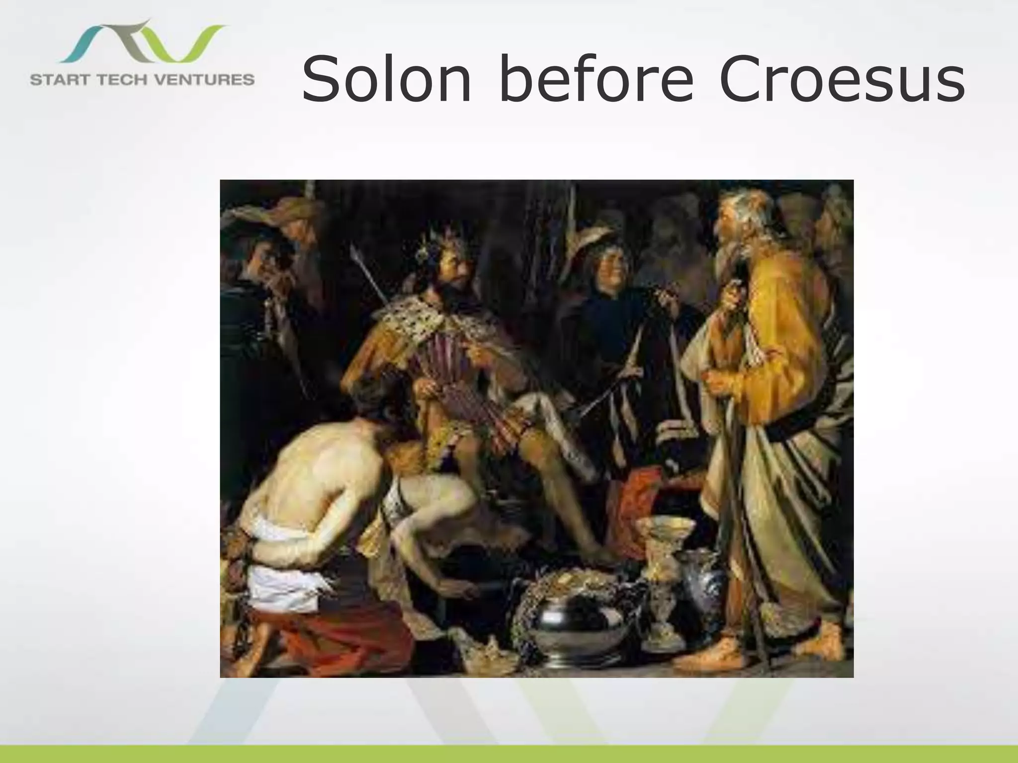 Solon before Croesus

 