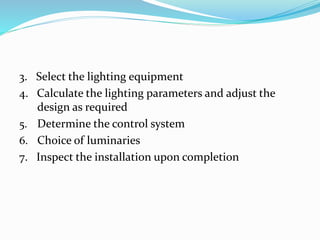 Lighting Safety Considerations | PPTX