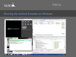 Running the Android Emulator on Windows
PSCG
 