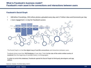 What is Facebook’s business model?
Facebook’s main asset is the connections and interactions between users
Facebook’s Soci...