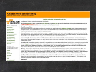 We launched Amazon S3 on
March 14, 2006
 