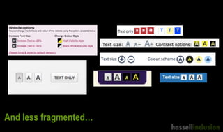 And less fragmented…
 