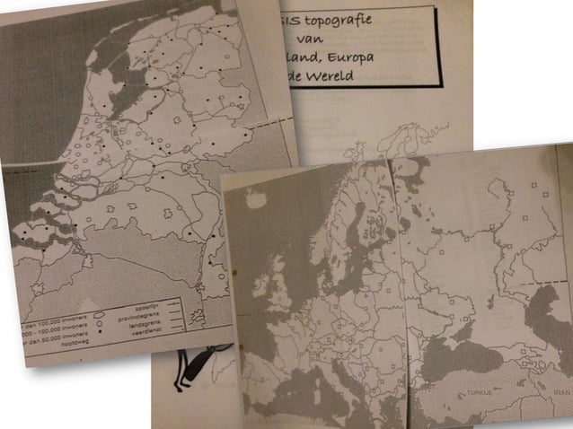 Topografie in de Klas - Vakdidactiek aardrijkskunde - Educatieve Minor