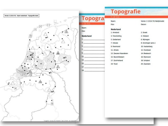 topografie in de klas - vakdidactiek aardrijkskunde - educatieve mino…