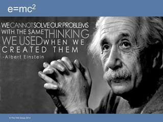© The TAS Group 2014
e=mc2
 