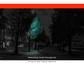 Afebeelding: Studio Roosegaarde
PAULUS VELTMAN | SPEAKER INNOVATOR
 