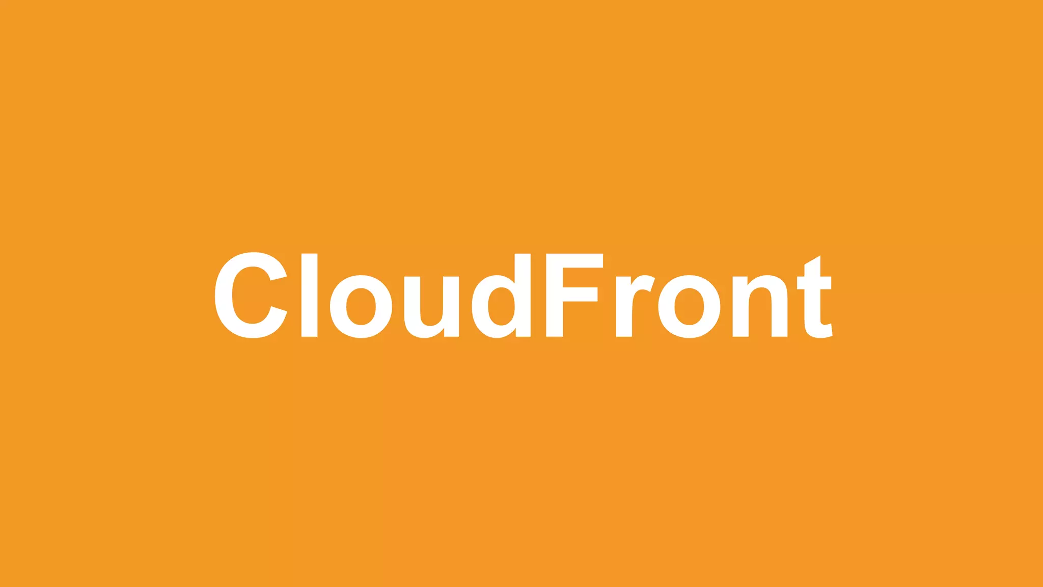 © 2012 Amazon.com, Inc. and its affiliates. All rights reserved. May not be copied, modified or distributed in whole or in part without the express consent of Amazon.com, Inc.
CloudFront
 