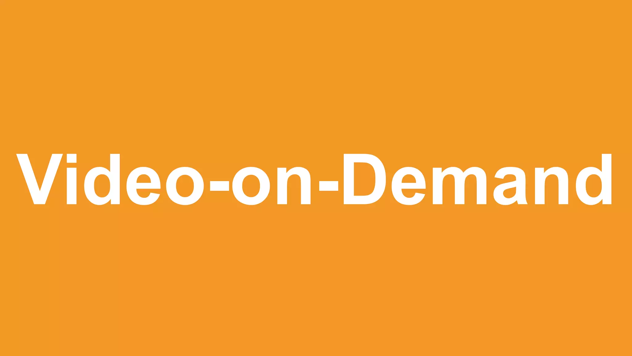 © 2012 Amazon.com, Inc. and its affiliates. All rights reserved. May not be copied, modified or distributed in whole or in part without the express consent of Amazon.com, Inc.
Video-on-Demand
 