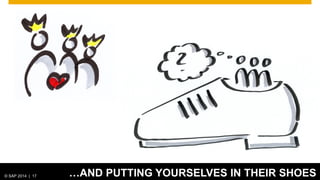© 2012 SAP AG. All rights reserved. 17© SAP 2014 | 17 …AND PUTTING YOURSELVES IN THEIR SHOES
 