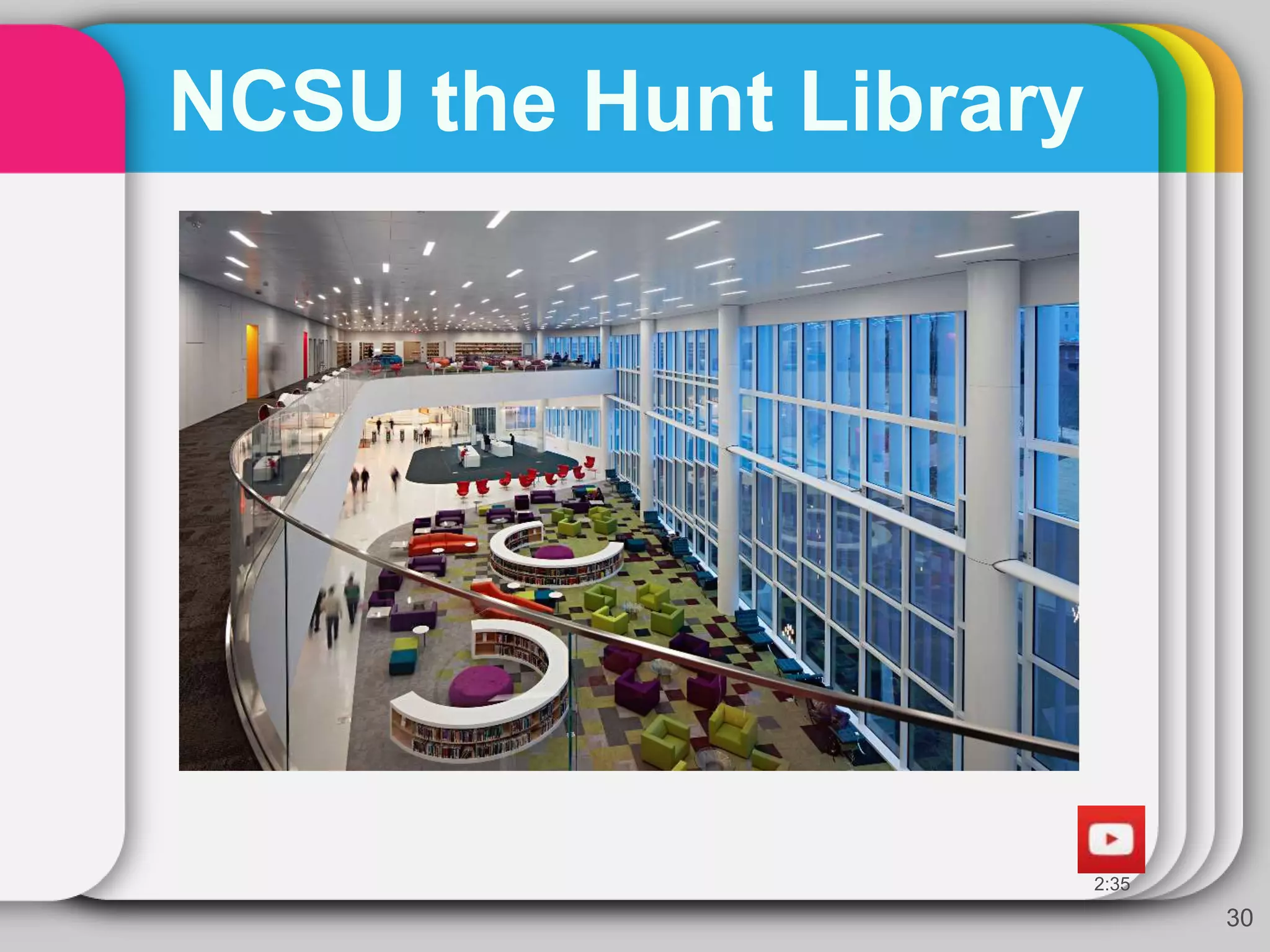NCSU the Hunt Library
30
 
