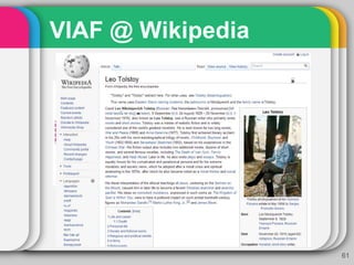 VIAF @ Wikipedia
61
 