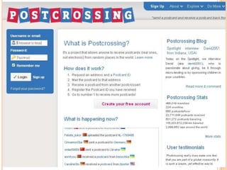 20140328-資訊教學分享 & Postcrossing -- 明信片旅行(1)