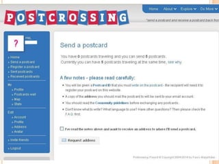 20140328-資訊教學分享 & Postcrossing -- 明信片旅行(1)