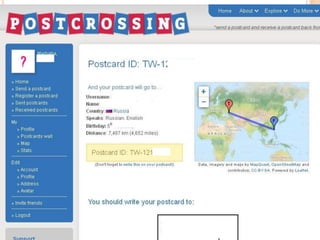 20140328-資訊教學分享 & Postcrossing -- 明信片旅行(1)