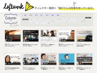 ディレクター集団＝「誰がどんな知恵を持っているか」
 