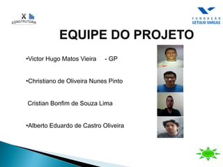 •Victor Hugo Matos Vieira - GP
•Christiano de Oliveira Nunes Pinto
Cristian Bonfim de Souza Lima
•Alberto Eduardo de Castro Oliveira
 