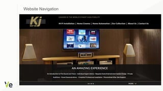 Website Navigation
 