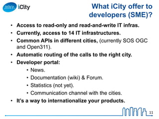 Presentation of iCity Project at Sabadell Smart City Congress | PPTX