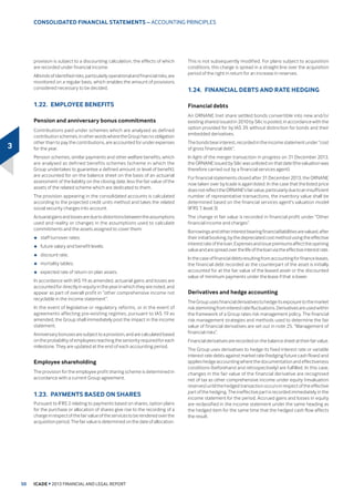 ZKLFK KDG D
WRWDO EXGJHW RI DSSUR[LPDWHO ſbPLOOLRQ SRVLWLRQV WKLV EXLOGLQJ DW DQ
HTXLYDOHQW OHYHO WR WKH ODWHVW JHQHUDWLRQ WRZHUV LQ /D '«IHQVH
3RUWIROLR
7DNLQJ LQWR DFFRXQW LQWHJUDWLRQ RI 6LOLFšV DVVHWV WKH IDLU YDOXH RI ,FDGHšV
HQWLUH SURSHUW SRUWIROLR LQFUHDVHG E  GXULQJ WKH ILQDQFLDO HDU
2Q D OLNHIRUOLNH EDVLV WKH YDOXH RI WKH ZKROH SRUWIROLR LV GRZQ E 
GXHSULQFLSDOOWRDQDGMXVWPHQWLQWKHDSSUDLVDOYDOXHRIWKH(4+2WRZHU
)LQDQFLQJ VWUDWHJ
Icade continued its policy of optimising its financial structure with the
DLP RI GLYHUVLILQJ LWV IXQGLQJ VRXUFHV H[WHQGLQJ WKH DYHUDJH WHUP
DQG UHGXFLQJ WKH DYHUDJH FRVW RI LWV GHEW SDUWLFXODUO LQ WKH FRQWH[W RI
LQWHJUDWLRQ RI 6LOLFšV EDODQFH VKHHW
,Qb6HSWHPEHUbIRULQVWDQFHKDYLQJREWDLQHGD%%%RXWORRNVWDEOH 