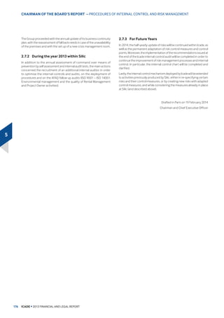 ICADE • 2013 FINANCIAL AND LEGAL REPORT
1
,7(06 2)b%86,1(66 Ş $7,9,7,(6 $1' 5(68/76
$VVHWV 2SWLPLVDWLRQ
3RUWIROLR
UDWLRQDOLVDWLRQ
6KLIW WR WKH
FRPPHUFLDO VHFWRU 7RWDO
2ƸFHV LQ )UDQFH 103.0 7.4  110.4
%XVLQHVV SDUNV  13.5  13.5
675$7(*, $66(76 3257)2/,2    
6KRSV DQG VKRSSLQJ FHQWUHV 133.2   133.2
+HDOWKFDUH    
$/7(51$7,9( $66(76 3257)2/,2    
121675$7(*, $66(76 3257)2/,2    
3523(57 ,19(670(17 ',9,6,21    
This relates primarily to the following:
‹ WKH VDOH LQb$SULO  DQGb0Db RI  ORJLVWLFV SODWIRUPV PDLQO
RSHUDWHGEWKHDVLQRJURXS7KLVVDOHZDVFDUULHGRXWIRUſbPLOOLRQ
‹ LQ  ,FDGH FRQWLQXHG WKH SURFHVV RI VHOOLQJ UHVLGHQWLDO XQLWV
QRWDEO LQFOXGLQJ WKH EORFN VDOH RI  XQLWV ORFDWHG LQ 6DUFHOOHV IRU
ſbPLOOLRQDQGRIbVLQJOHXQLWVIRUDWRWDODPRXQWRIſbPLOOLRQ
‹ RQ b$XJXVW  ,FDGH FRPSOHWHG WKH VDOH RI WKH /D )DFWRU
EXLOGLQJ LQ %RXORJQH%LOODQFRXUW ZLWK D VXUIDFH DUHD RI bP2

IRU ſbPLOOLRQ
‹ WKH GLVSRVDOV LQ  RI D EXVLQHVV SDUN LQ %HUOLQ DQ RIILFH EXLOGLQJ
LQ 6WXWWJDUW DQG D SORW RI ODQG LQ 0XQLFK IRU ſbPLOOLRQ
‹ WKH VDOH RQ b1RYHPEHU  RI ,FDGHšV HTXLW VKDUHV LQ 6,
2GVVHXP3ODFHGH)UDQFHRZQHURIWKH2GVVHXPVKRSSLQJFHQWUH
LQ 0RQWSHOOLHU
 2WKHU DFWLYLWLHV
.H ILJXUHV
LQbPLOOLRQV RI HXURV 