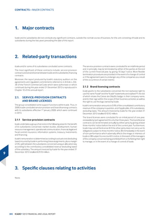 2.0 1.3 
2Z 2WKHUV (0.8) 0.1 1$
,QWUDEXVLQHVV VHUYLFHV 0.0 0.0 1$
$FWLYLWLHV VROG RU LQ WKH SURFHVV RI EHLQJ VROG 0.2 (0.6) 1$
5HYHQXHV IURP WKH 6HUYLFHV 'LYLVLRQ UHDFKHG ſbPLOOLRQ DV DW
b'HFHPEHUFRPSDUHGZLWKſbPLOOLRQDVDWb'HFHPEHU
This change is mainly related to the effects of change in the scope.
,Q IDFW WKH VDOH LQ  RI ,FDGH 5«VLGHQFHV 6HUYLFHV WKH VXEVLGLDU
VSHFLDOLVLQJ LQ WKH PDQDJHPHQW RI VWXGHQW UHVLGHQFHV DQG LQ  RI
,FDGH 6XUHWLV OHG WR D ORVV LQ UHYHQXHV RI ſbPLOOLRQ
2Q D OLNHIRUOLNH EDVLV WKH UHYHQXH UHSUHVHQWV ſbPLOOLRQ DV DW
b'HFHPEHU  GRZQ  FRPSDUHG ZLWK b'HFHPEHU 
This change is due to:
‹ WKH  UHYHQXHV RI ,FDGH 6ROXWLRQV ,PPRELOLªUHV FRPSULVLQJ WKH
SURSHUW FRQVXOWDQF DQG YDOXDWLRQ EXVLQHVVHV ZKLFK JUHZ E  
This growth is mainly due to the award of several asset management
FRQWUDFWV ZKLFK ZHUH VLJQHG LQ  $V D UHVXOW RI LWV FHUWLILFDWLRQ
E WKH $0) DV D PDQDJHPHQW FRPSDQ ,FDGH $VVHW 0DQDJHPHQW
SDUWLFXODUO ZRQ D FRQWUDFW WR PDQDJH DQ 23, UHDOHVWDWH PXWXDO
IXQG 