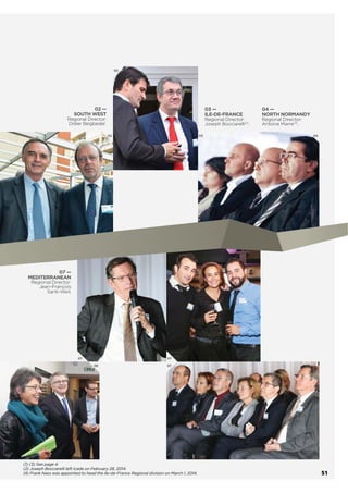 ICADE’S NEW YEAR RECEPTION 2014
On January 9, Serge Grzybowski,
Chairman and Chief Executive Officer
of Icade, addressed employees
at this event held in Paris.
49
 