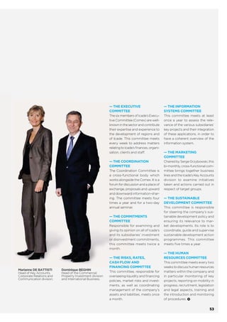 02 —
SOUTH WEST
Regional Director:
Didier Beigbeder.
07 —
MEDITERRANEAN
Regional Director:
Jean-François
Santi-Weil.
07
07 07
06
02
02
03 —
ILE-DE-FRANCE
Regional Director:
Joseph Bocciarelli(2)
.
04 —
NORTH NORMANDY
Regional Director:
Antoine Marre(3)
.
03 04
(1) (3) See page 4.
(2) Joseph Bocciarelli left Icade on February 28, 2014.
(4) Frank Nass was appointed to head the Ile-de-France Regional division on March 1, 2014. 51
 