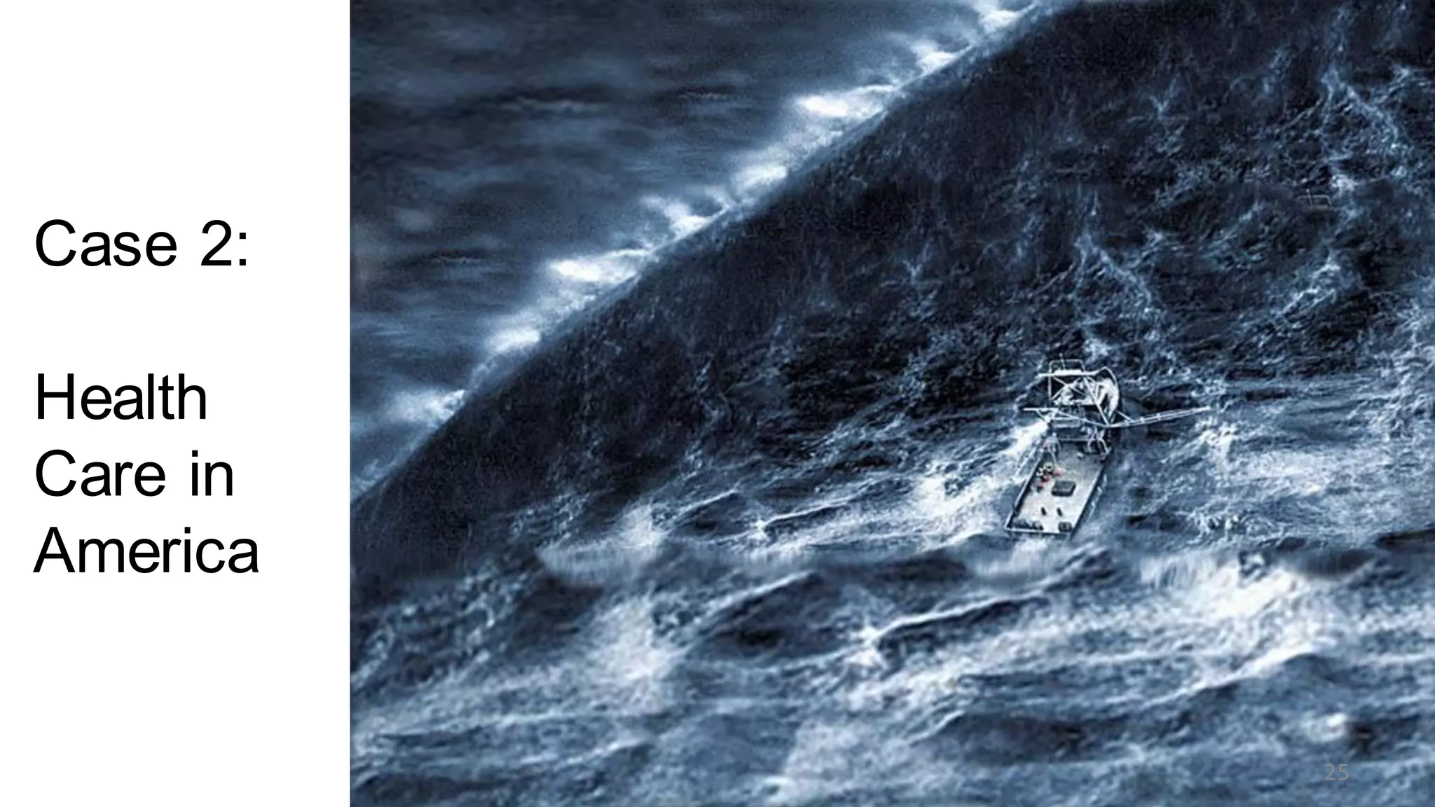 Case 2:
Health
Care in
America
25
 