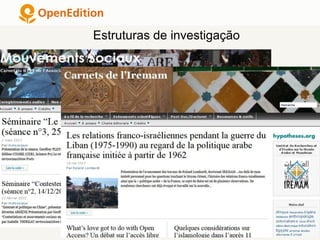 Estruturas de investigação
 