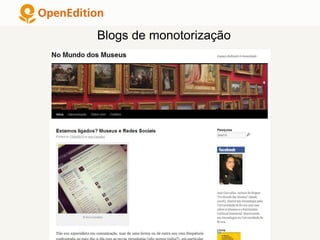 Blogs de monotorização
 