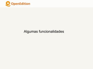 Algumas funcionalidades
 