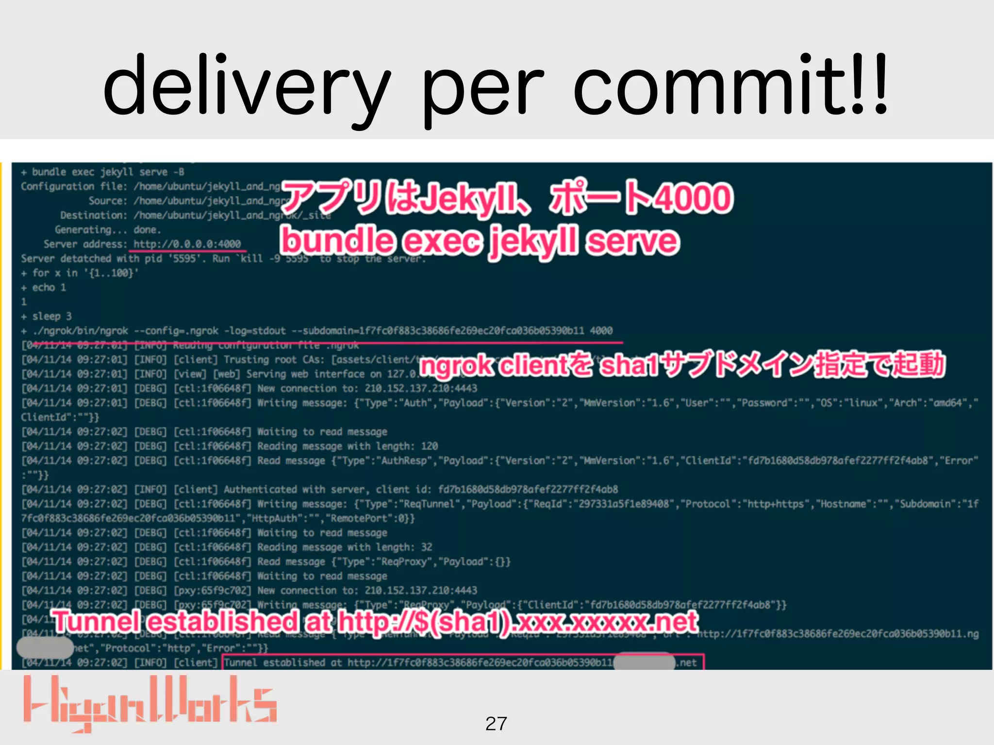 delivery per commit!!
27
 