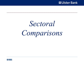 Sectoral
Comparisons
 