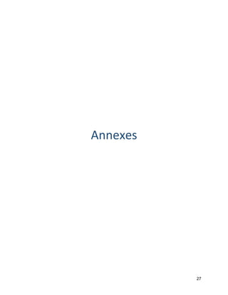 27 
Annexes 
 