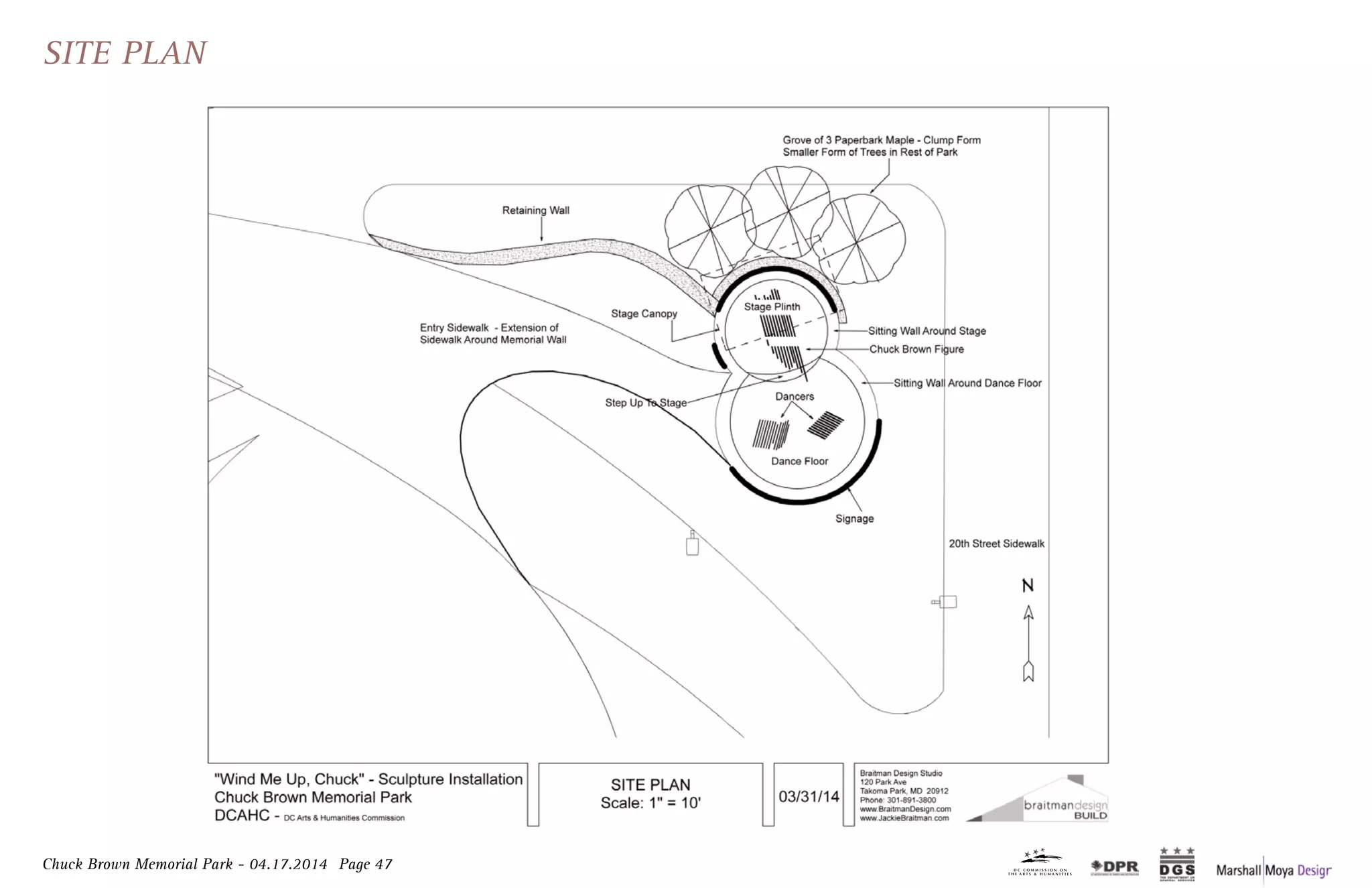 Chuck Brown Memorial Park - 04.17.2014 Page 47
site plan
 