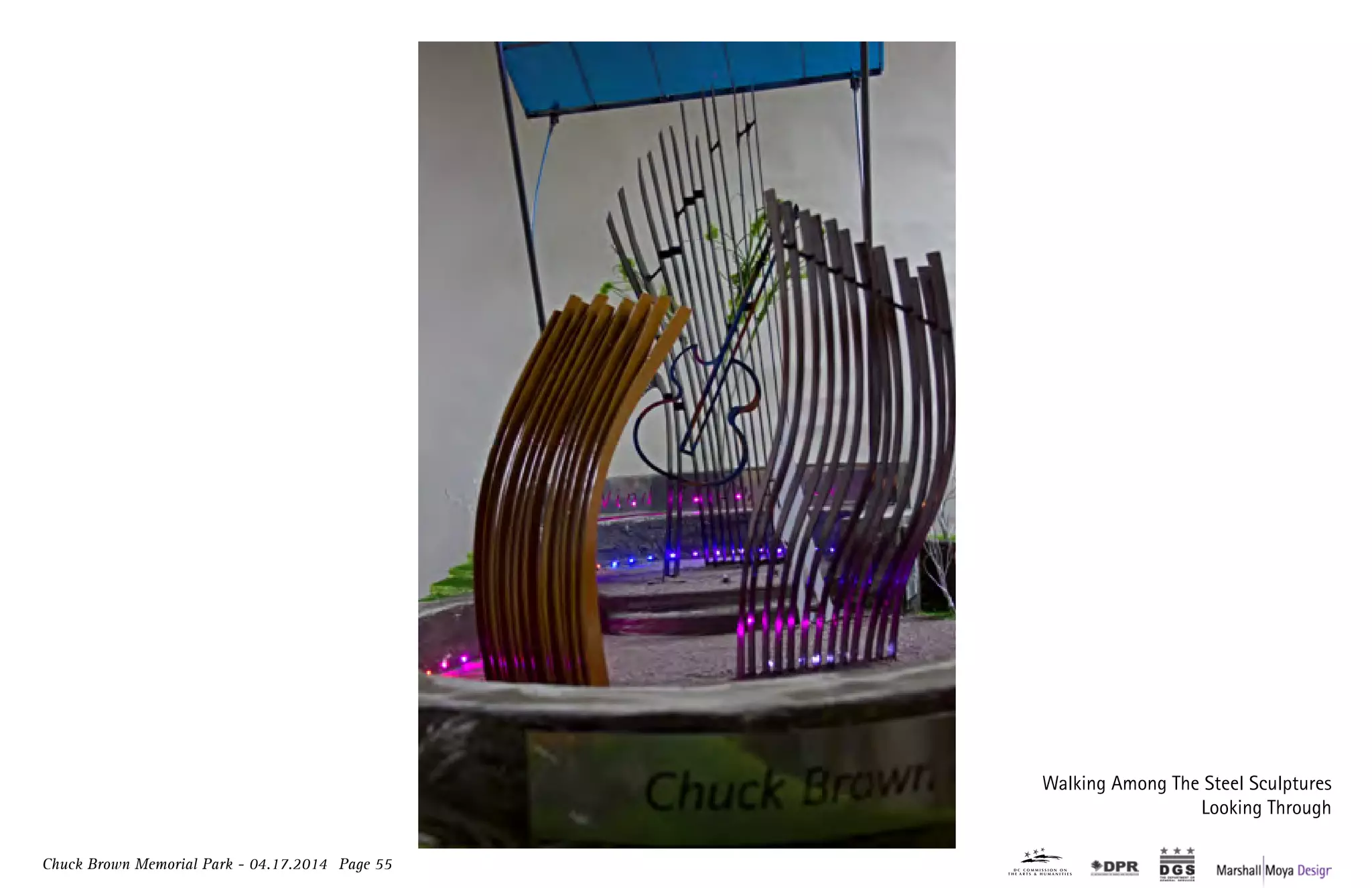 Chuck Brown Memorial Park - 04.17.2014 Page 55
Walking Among The Steel Sculptures
Looking Through
 