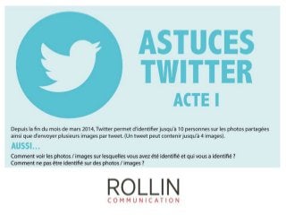 Astuces Twitter - Identification des photos - ROLLIN Communication