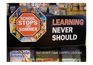 Diawww.atrivision.com
Van event naar continu proces
 