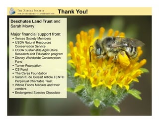 2014 Nature Night: Attracting Native Pollinators by Mace Vaughan