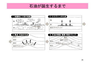 石油が誕生するまで
35
 